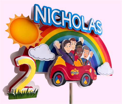 Cake Topper the Wiggles